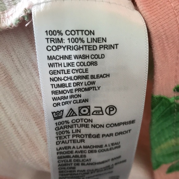 Tommy Bahama XS pink tropical dress - Picture 6 of 8